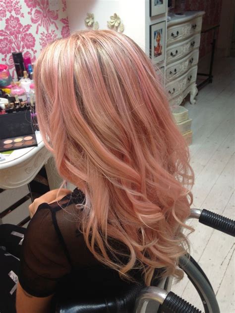 get the perfect look with rose gold highlights on dark blonde hair homyfash