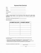 Payment Plan Form Photos