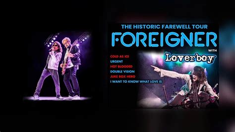 Foreigner Announces Historic Farewell Tour With Special Guest Loverboy