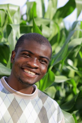 African Man And His Maize Portrait Stock Photo Download Image Now