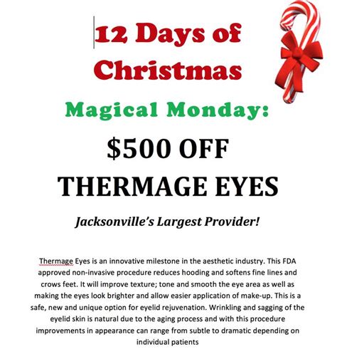pin by youthful medical spa on 12 days of christmas 12 days of christmas crows feet eye area