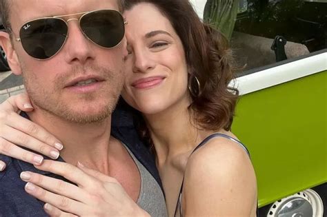 Outlander Star Sam Heughan Shares Behind The Scenes Snaps From The Couple Next Door TV Series