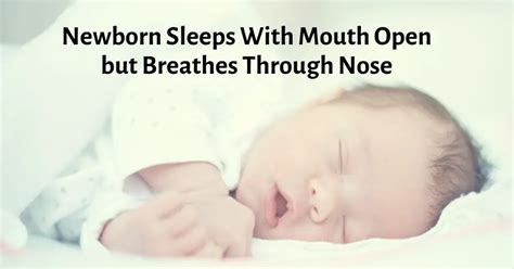 ¡increíble Bebé Duerme Con La Boca Abierta Descubre El Inesperado Motivo
