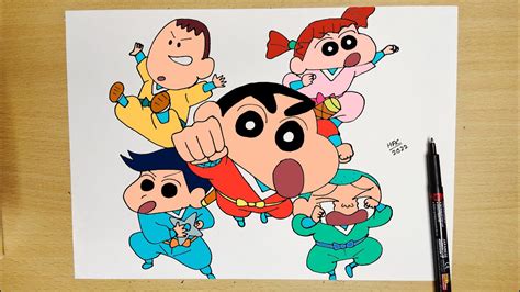 Share 147 Shinchan Characters Drawing Best Vn