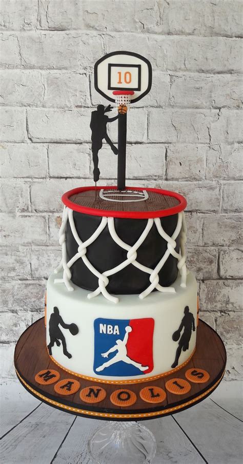 Nba Basketball Cake Basketball Birthday Cake Basketball Cake Birthday Cakes For Men