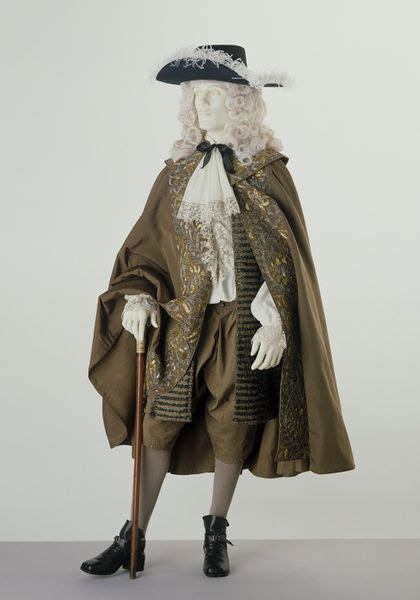 1660s Cloak 1660s A New Style Of Formal Daywear Was Introduced For
