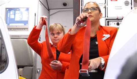 Woman With Down Syndrome Becomes Flight Attendant Inspiremore