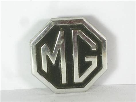 Old Shop Stuff Mg Car Badge For Sale 18601