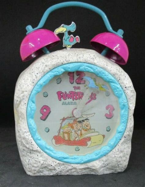 The Flintstones Alarm Clock 1992 Ebay
