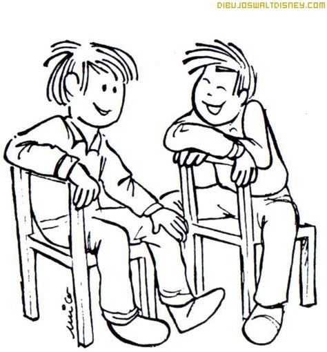 Imagenes de dos jovenes conversando dibujos : Imagenes De Dos Jovenes Conversando Dibujos / El cuento de ...
