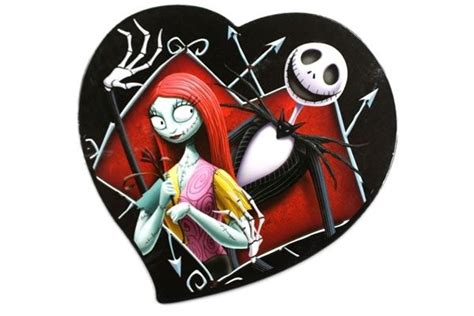 Jack And Sally Heart Magnet Nightmare Before Christmas Tattoo Jack