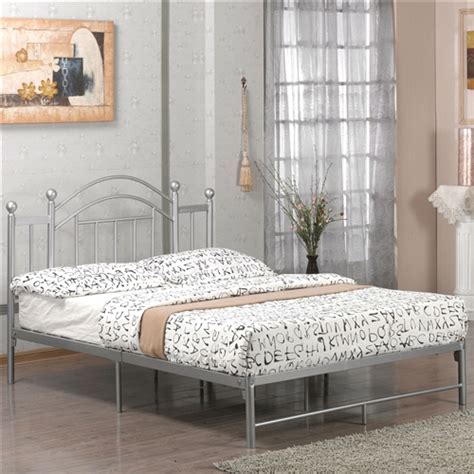 The following steps apply to both the headboard and footboard. Full size Metal Platform Bed Frame with Headboard and ...
