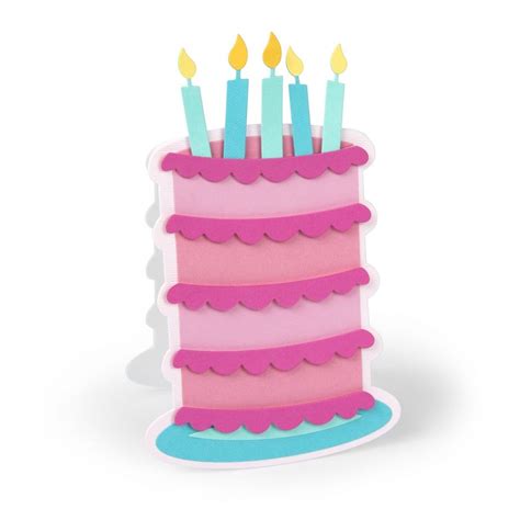 Cake Fold Its Card Stephanie Barnard Cards Birthday Cake With