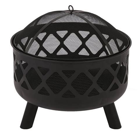 25 Fire Pit Portable Outdoor Firepit Wood Fireplace Heater Patio Deck