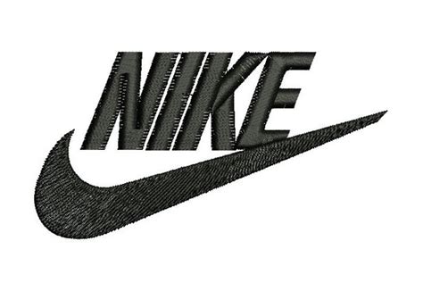 Nike logo SIZES colors Embroidery Design Downloadable in Sizes Diseños de bordados
