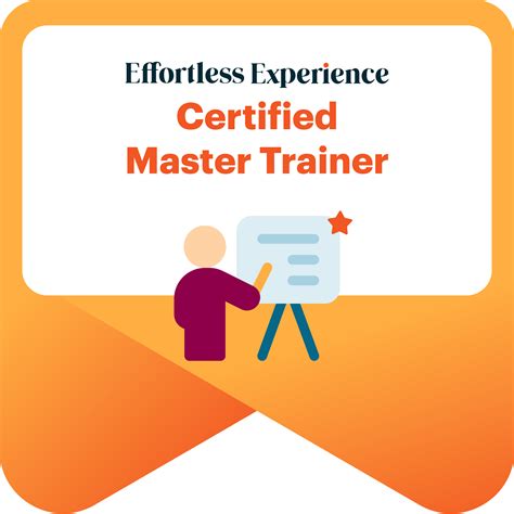 Effortless Experience™ Certified Master Trainer Credly