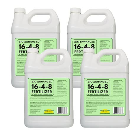 Bio Enhanced 16 4 8 Liquid Lawn Fertilizer 4 Gallon Bundle