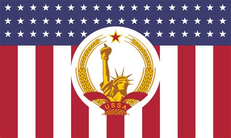 The United Socialist States Of America USSA R Vexillology