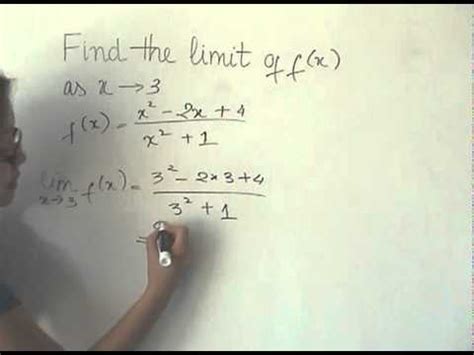 Check how easy it is, and learn it for the future. limit of f(x) = ( x^2 - 2x + 4 ) / ( x^2 +1 ) - YouTube