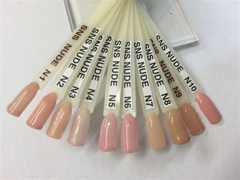 SNS Nude Collection Via Katebs03 On Ebay Dip Nails Color Swatches
