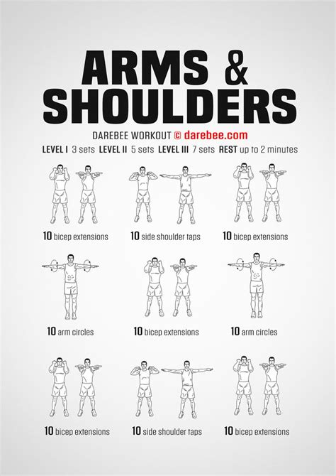 Arms And Shoulders Workout Shoulder And Arm Workout Arm Workout