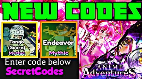 ANIME ADVENTURES ALL NEW CODEES GEM CODES SECRET CODES FOR MAY