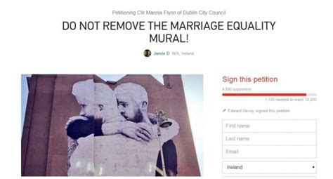 19000 Sign Petition Calling For Same Sex Marriage Mural Not To Be Removed