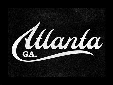 Atlanta Graphic Design Fonts Lettering Design Typography Logo