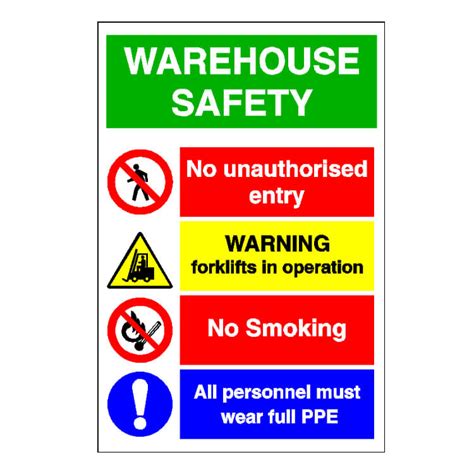 Safety Signage Warehouse Safety Sign