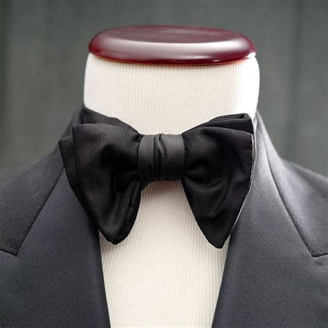 Modified Butterfly Bow Tie Satin And Grosgrain He Spoke Style Shop