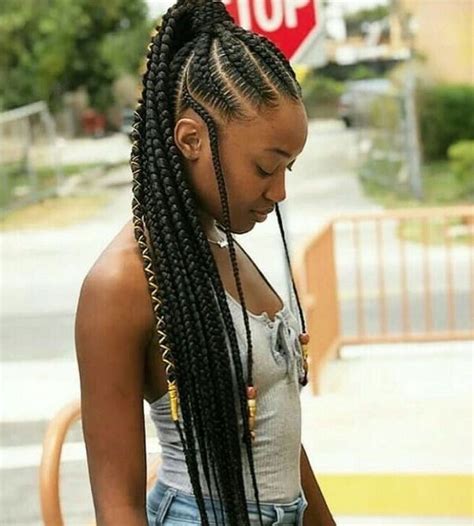 79 Stylish And Chic Cute Braided Hairstyles Black Hair With Weave Trend This Years Stunning