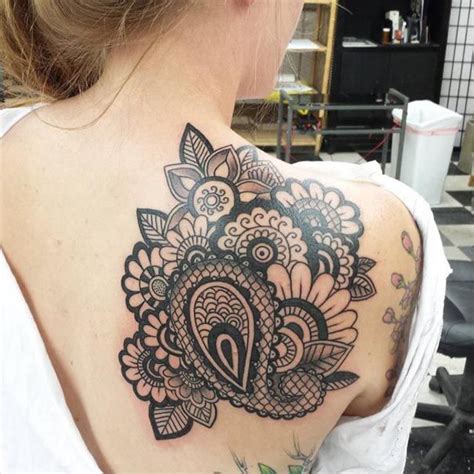 Paisley Tattoo On Shoulder Paisley Tattoo Design Tattoos For Women