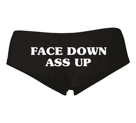 FACE DOWN ASS UP Booty Shorts 636 CASAS Online Store Powered By