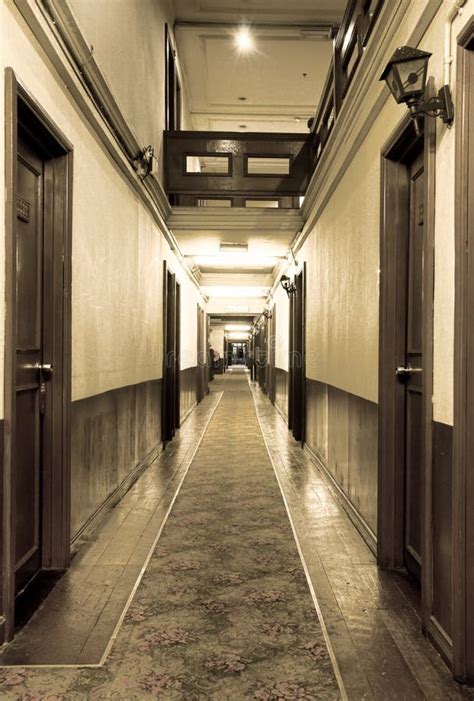 Inside The Old Hotel Stock Image Image Of Hallway Dirty 24082509