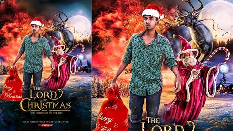 Christmas Photoshop Manipulation Christmas Editing Tutorial Santa