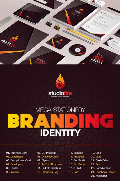 branding design corporate identity template