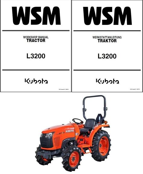 Kubota L3200 Tractor Service Repair Workshop Manual Cd English
