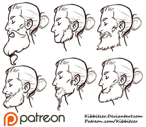 Beards Reference Sheet By Kibbitzer On