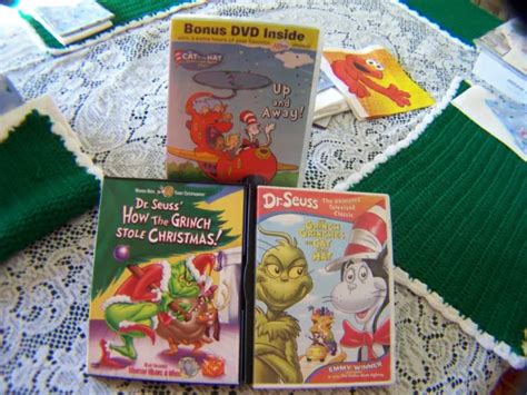Dr Seuss Dvd Lot Of Grinch Grinches Cat In Hat Grinch Stole