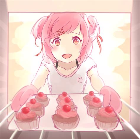 Natsuki Baking Cupcakes For You With Love