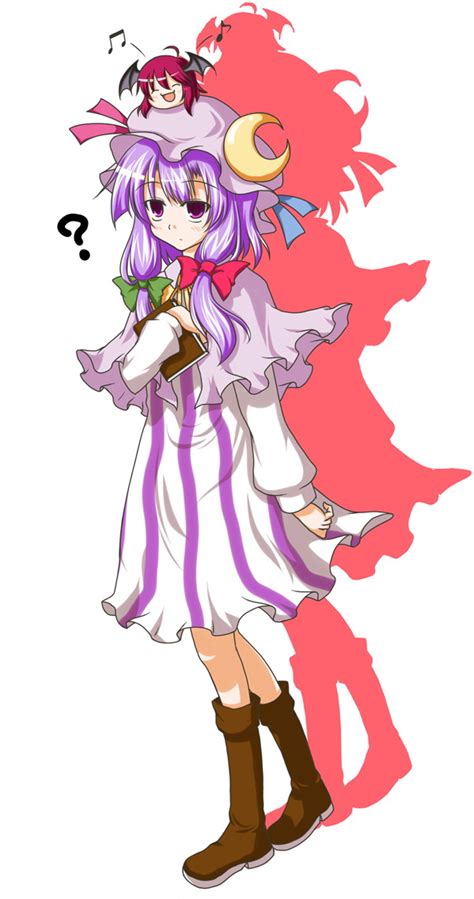 Patchouli Knowledge And Koakuma Touhou Drawn By Burupo One Yukkuri