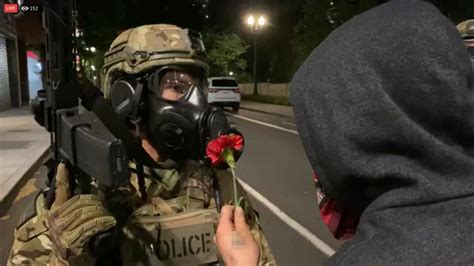 Two Nights After Us Marshalls Attack Medics In Portland Protester
