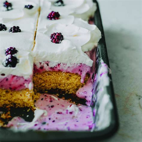 Kristie Pryors Easy Ice Cream Cake Recipe With Blackberries