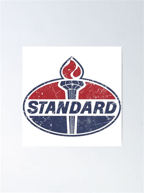 Standard Oil Company Vintage Logo Poster By Quark Redbubble