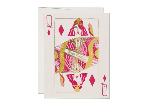 Playing Cards Queen Of Diamonds