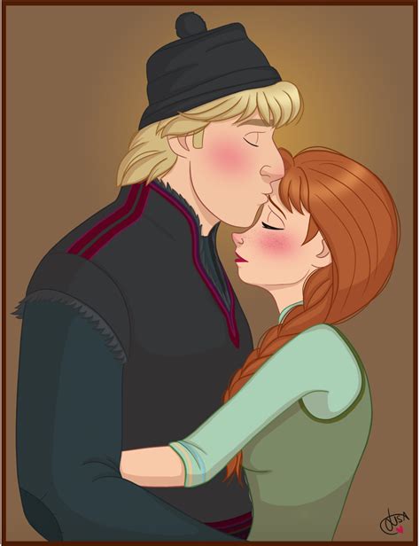 Kristoff Kissed Anna To Comfort Her Frozen Disney Movie Disney Fan