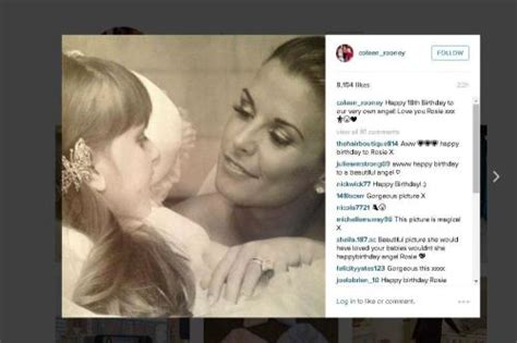 Coleen Rooney Pays Tribute To Late Babe Rosie