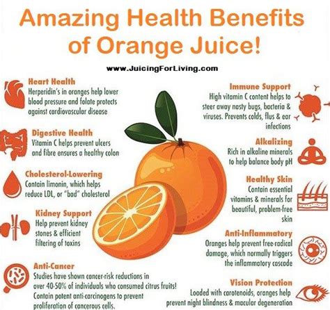 Health Benefits Orange Juice Health Benefits