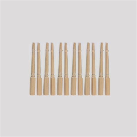 Cla77025 Balusters 12 Pack Jeepers Dollhouse Miniatures
