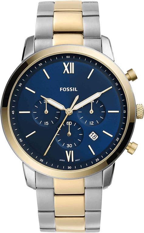 Fossil Neutra Chronograph Fs5380 Silver One Size Neutra
